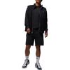 Jordan Einfarbiges Rundhals-Pullover-Sweatshirt Herren-Tops Schwarz FJ7789-045