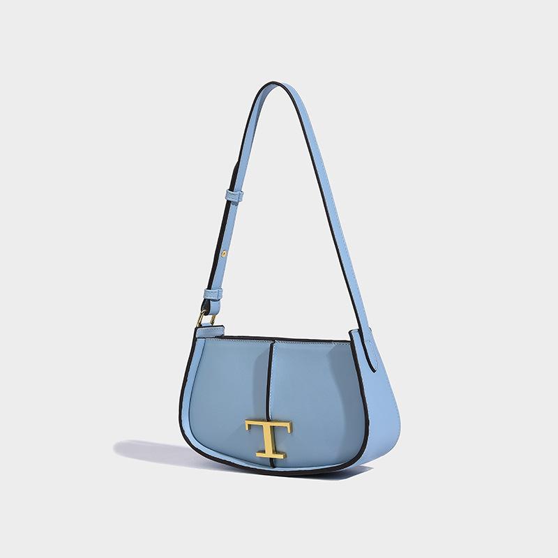 

Niche design 2024 весна-лето новая модная сумка высокого класса подмышкой с такой же сумкой-седлом через плечо синий