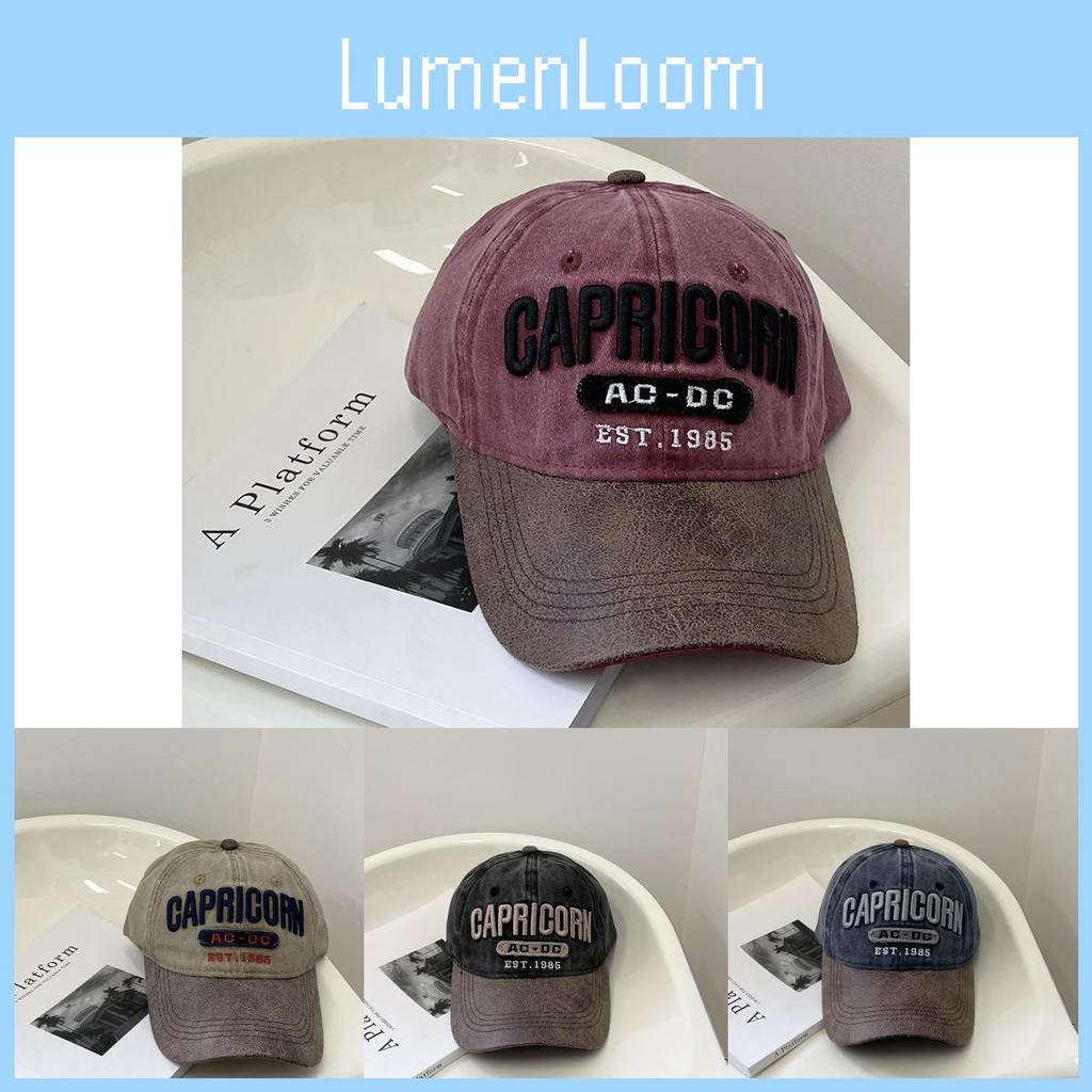 Stylish Unisex Baseball Cap With Embroidered Letters For Youth Breathable And Sun-protective