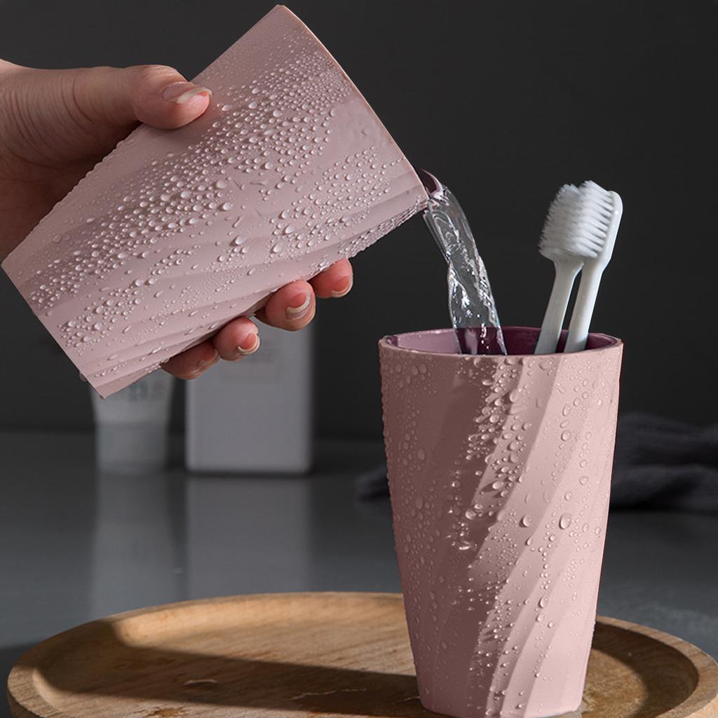 Toothbrush Cup Double-layer Bathroom Toothbrush Holders Innovative Bathroom Tumbler Reusable Drinking Cups For Tooth Brushing