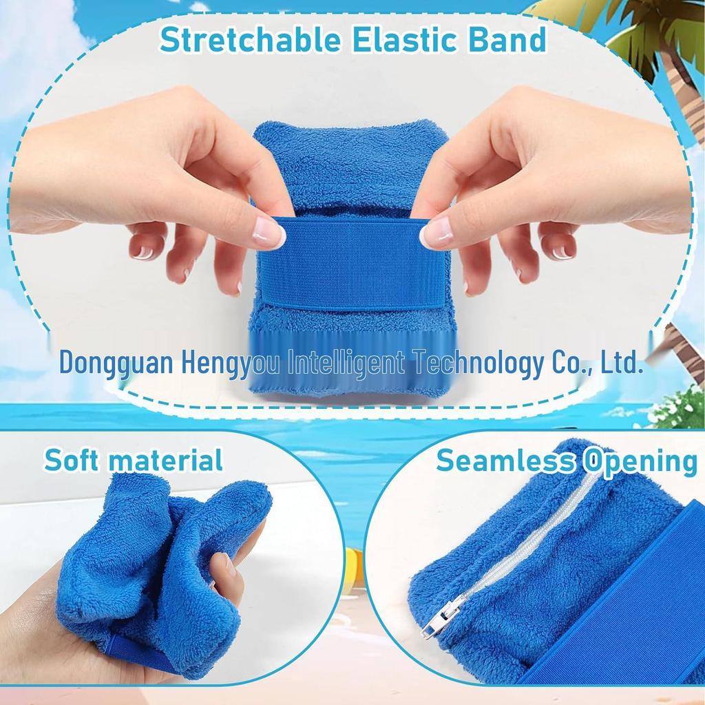 Beach Sand Removal Brush and Gloves - Holiday Camping Essential
