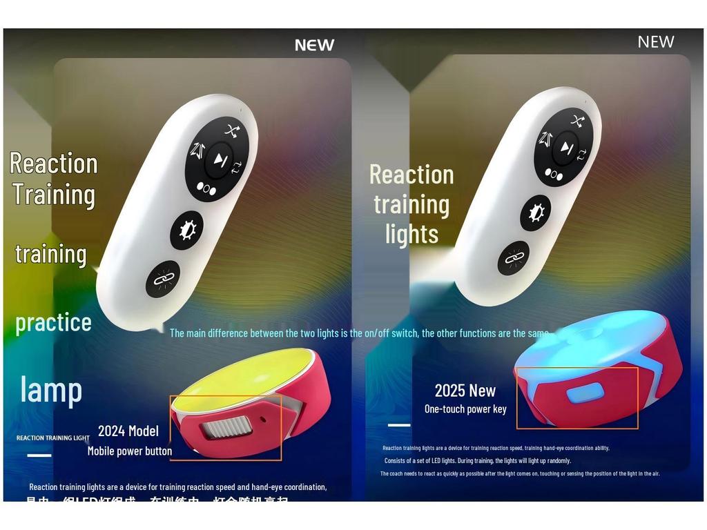 2024 Smart Kids' Reaction Training Lights for Football and Basketball