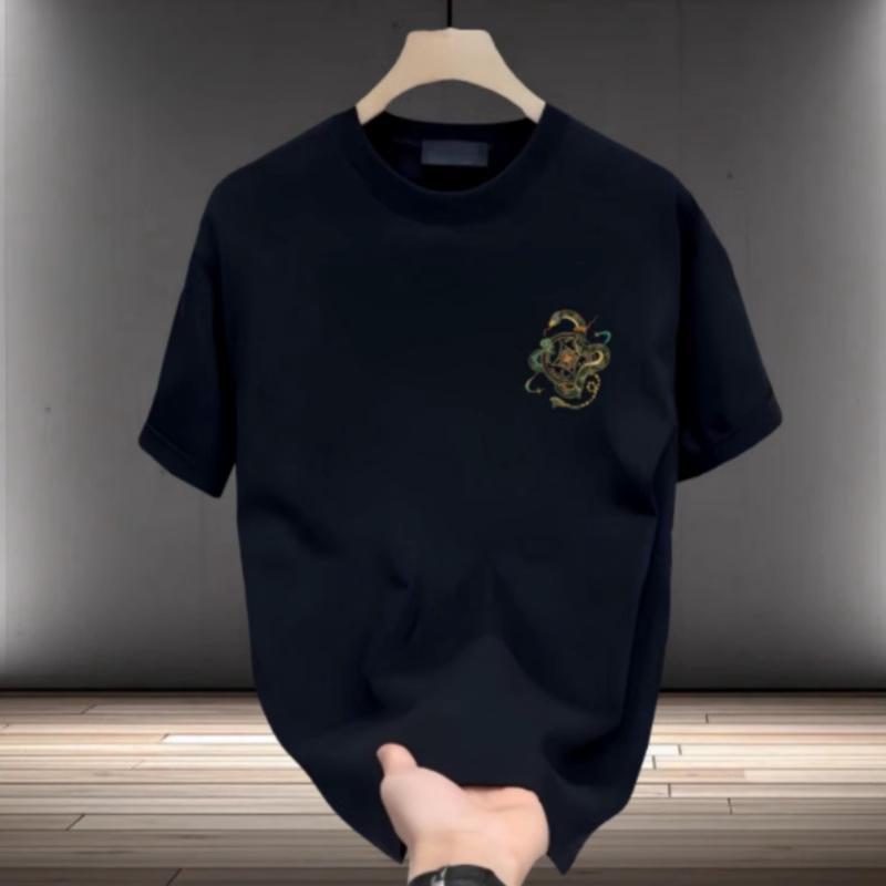 Summer Men Women Round Neck Short Sleeve Print T Shirt Breathable Sport Tops