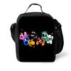 Borse Termiche per Pranzo Gioco Alphabet Lore Borsa Termica Contenitore per Pranzo Borsa Tote a Tenuta Scatola per Pranzo Borse per Conservazione Cibo