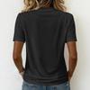 Women’s Casual V Neck Short Sleeve Pullover Top with 250th Anniversary Printed Graphic Lightweight Loose Fit T Shirt