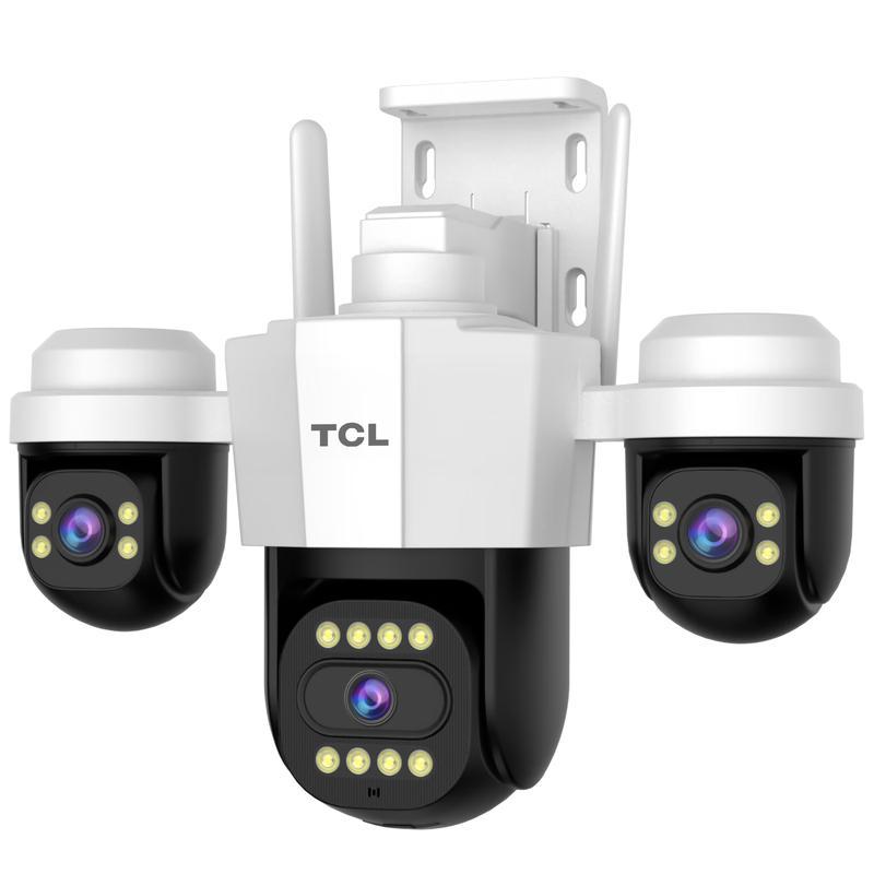 

TCL 360° Outdoor Smart Security Camera with Full-Color Night Vision CN plug (adapter included) 32GB Card