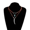 Classical Western Cowboy Styles Velvety Rope Necklace Soft Comfortable Design Casual Party Everyday Jewelry Accessory