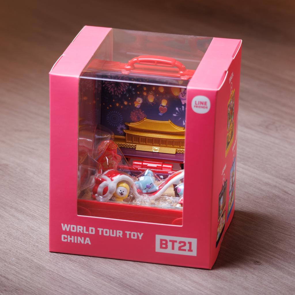 BTS collaboration luggage action anime figure Collectibles, figurine display pieces, anime figurines Christmas gifts