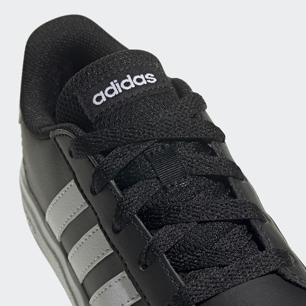 Adidas Kids Grand Court 2.0 Sneakers Core Black/Footwear White 18.5 Cm for Boys and Girls