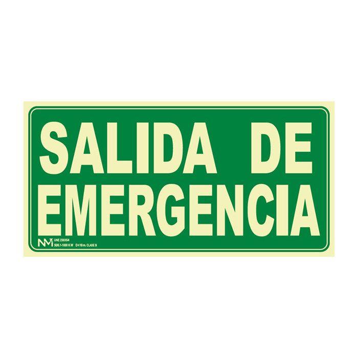 -SEÑAL SALIDA DE EMERGENCIA PVC 0,7MM