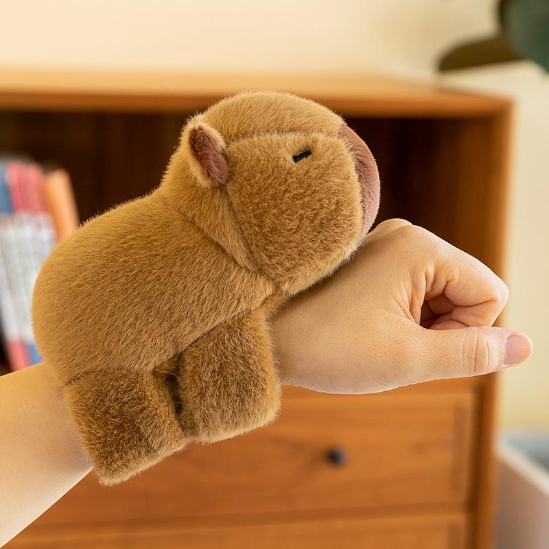 Capybara Snap Bracelet Plush Doll Wristband