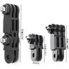 For Gopro Hero Accessories Long & Short Adjust Arm Straight Joints Convert Mount For DJI Osmo Insta360 Action Cameras Pivot Arm