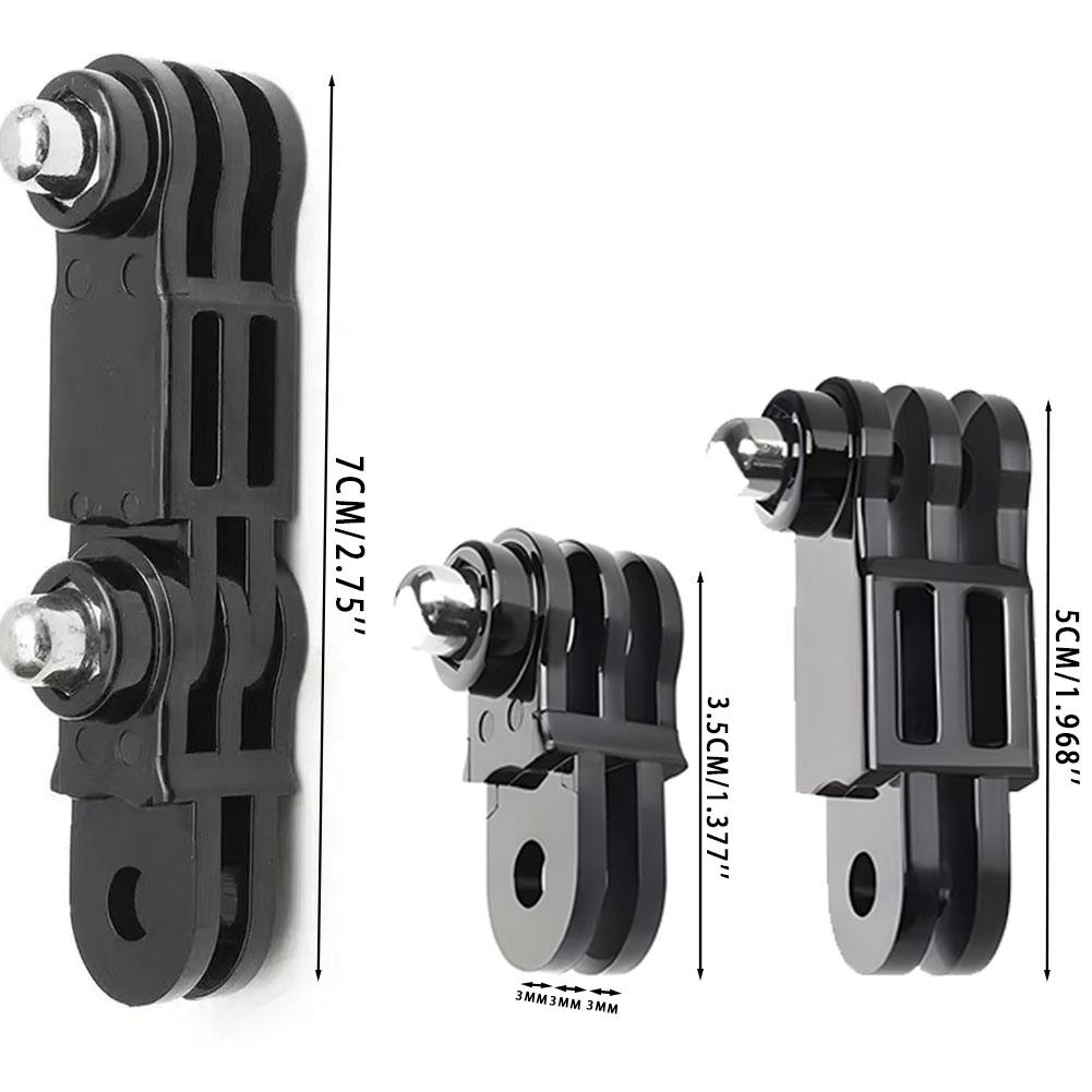 For Gopro Hero Accessories Long & Short Adjust Arm Straight Joints Convert Mount For DJI Osmo Insta360 Action Cameras Pivot Arm