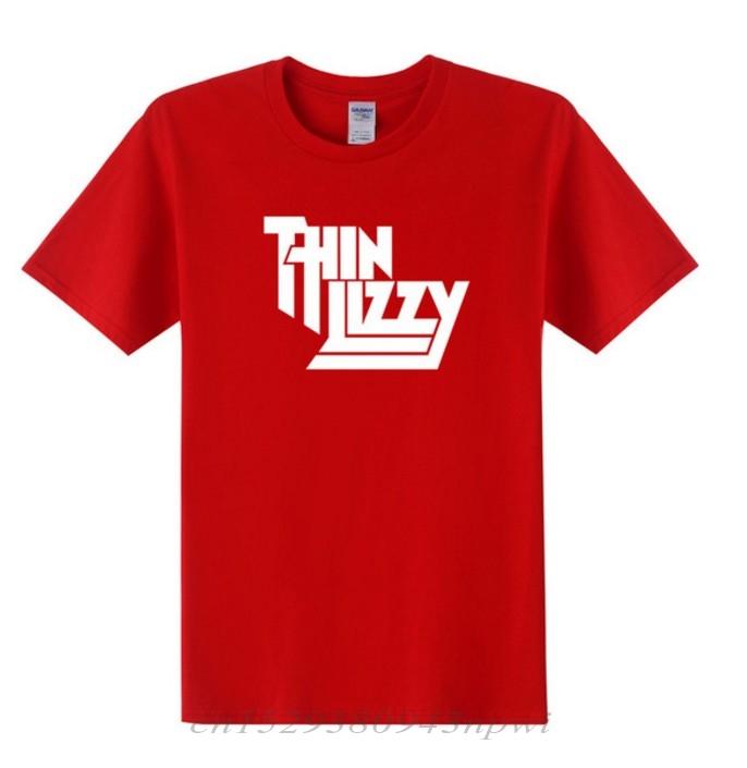Heavy Metal Rock Band Thin Lizzy T Shirt Men Tops Music Singer Tshirt Short Sleeve Cotton Oneck Tee Top Clothes