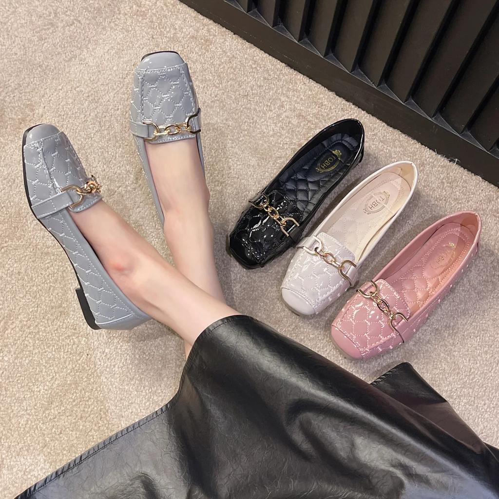 2024 Classic Breathable Shallow Mouth Versatile Casual Shoes Spring and Autumn Women's Comfortable Soft Bottom Flat Shoes