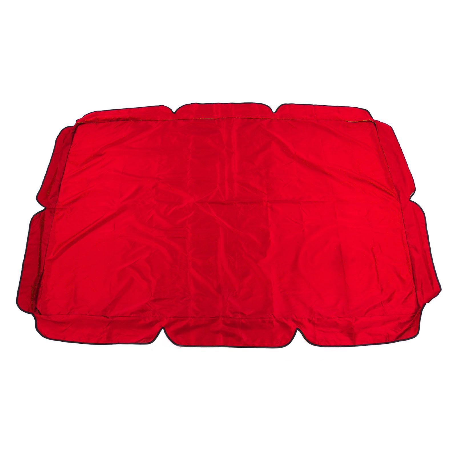 

Навес для садовых качелей Водонепроницаемый Замена верхней крышки для крыльца Защита от УФ-лучей для патио, двора, кресла Черный красный