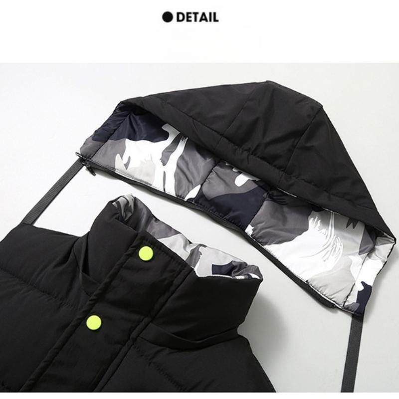 Autumn and Winter Waistcoat Men's Cotton Thickening Warm Shoulders Jacket Fashion Couple Men and Women Waistcoats