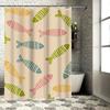 Colorful Fish Shower Curtain Waterproof Fabric Home Decor Bathroom Decoration Multicolored 180x180cm (Item #62345)**