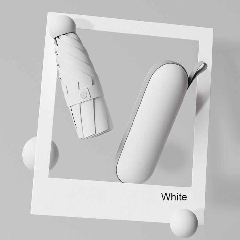 

Дорожный зонтКомпактный легкий портативный мини-сильный водонепроницаемый складной зонт с 6-ребристым усиленным зонтом