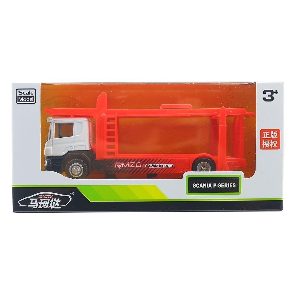 Alloy 164 Scania Man Engineering Truck Container Trailer Toy
