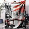Japanische Bergdecke Weiche Flanell AC-Decke Leichte Sommer-Nickerchen-Decke Gemütliche Decke für Sofa Bett Reise Zuhause