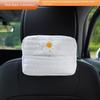 Cartoon cloth car tissue box Car seat back hanging paper box multi-functional car interior supplies