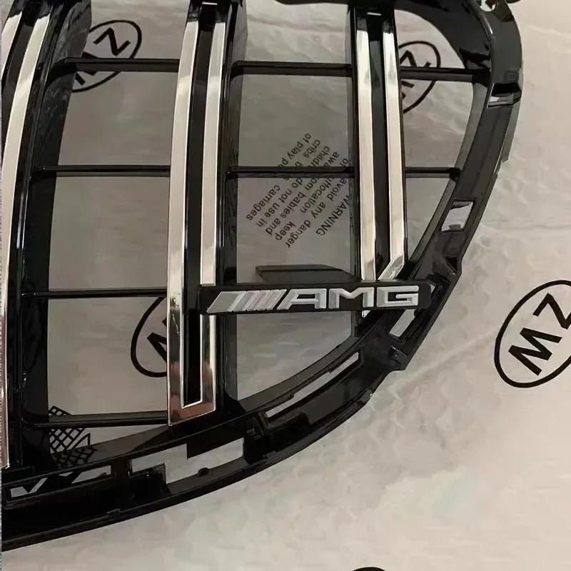 Naklejka na samochód Nowa 2026 Dla Benz AMG ABS Logo AMG Emblemat na przednią kratkę Naklejka samochodowa Akcesoria do modyfikacji dla Mercedes Benz W211 W2