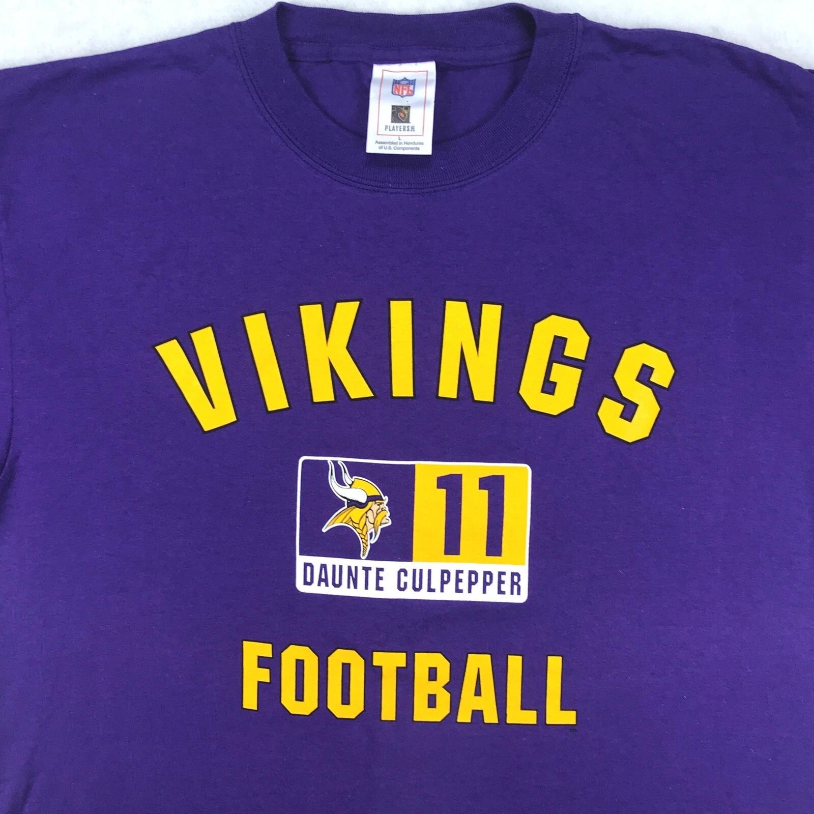 NOS vintage 90s MINNESOTA VIKINGS DAUNTE CULPEPPER T-Shirt LARGE/XL nfl football S