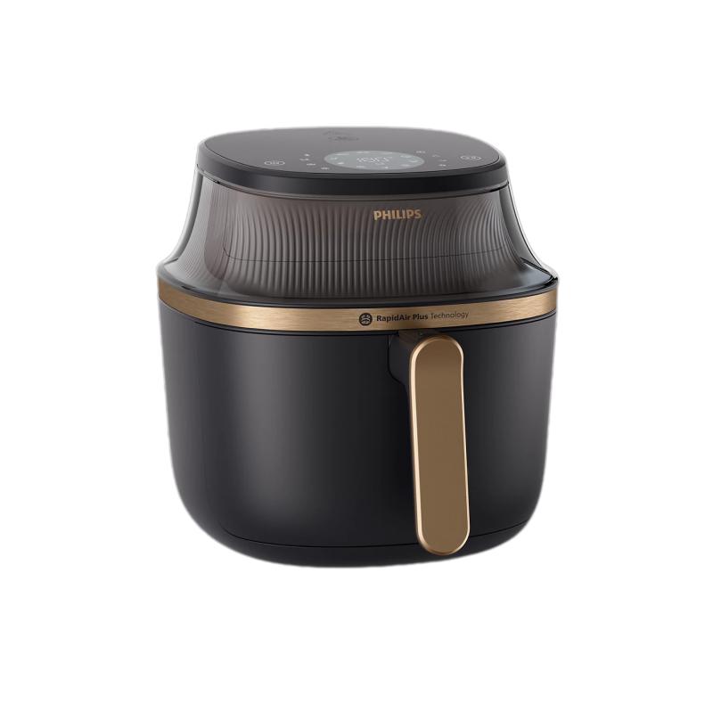 Philips Аэрофритюрница серии 3000, 6,2 л, серия Starfish, 5,0 л, панорамный обзор, аэрофритюрница NA332 чёрный