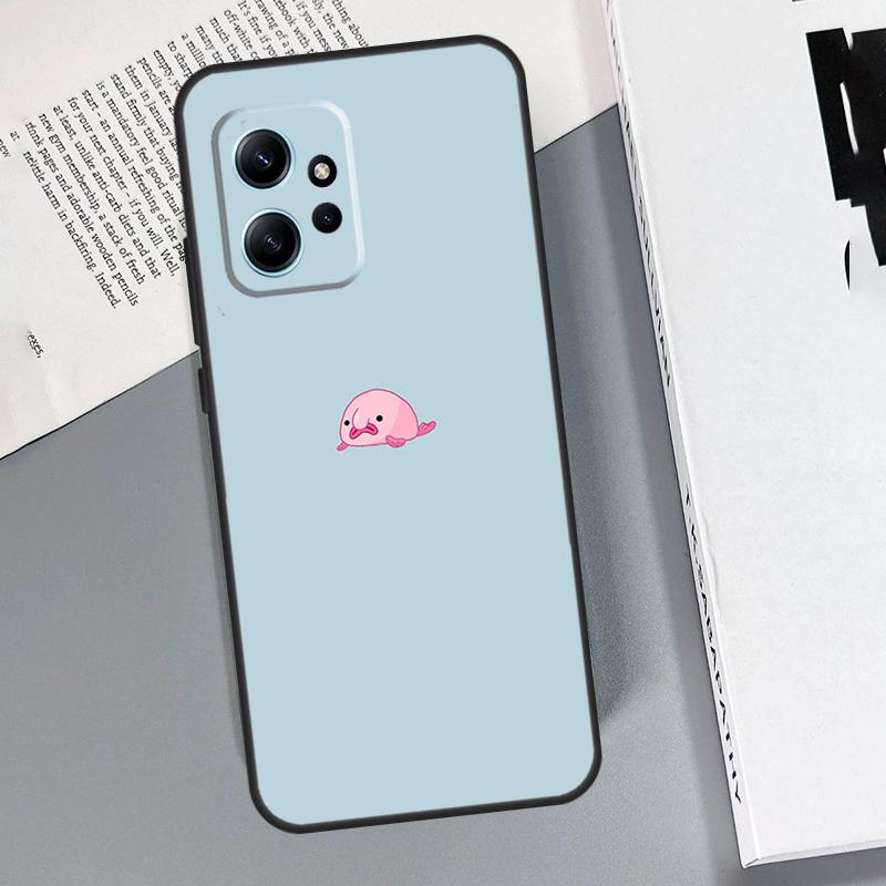 Cartoon Blobfish Case For Xiaomi Redmi Note 14 10 11 12 13 15 Pro Plus Cover For Redmi 15 15C 14C 12C 10C 13C