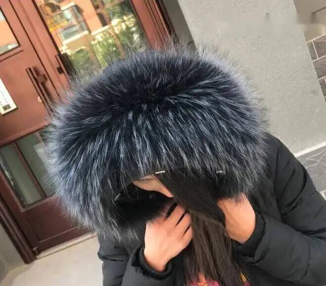 100% Real Raccoon & Natural Fox