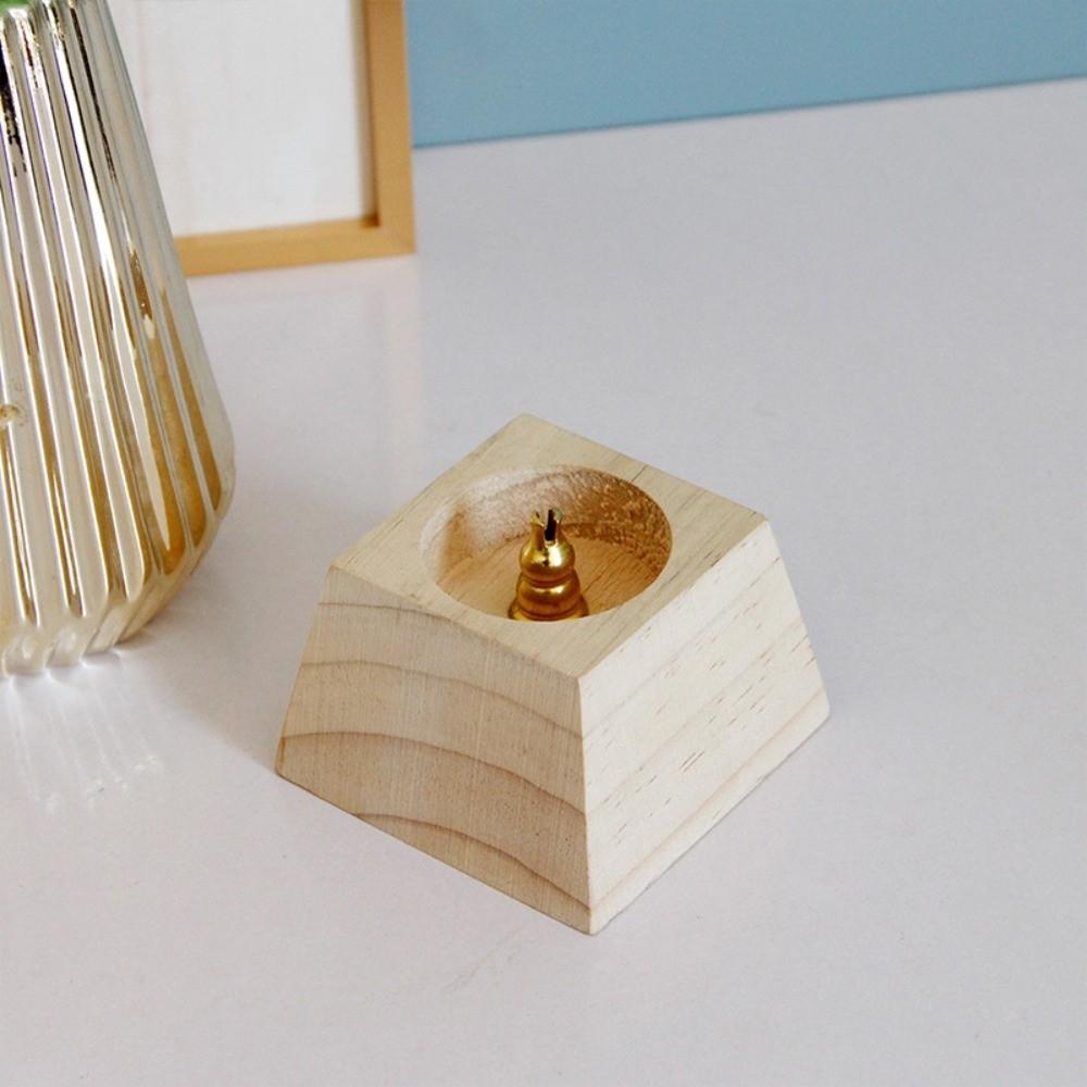 Spiritual Practice Wooden Incense Holder Retro Zen Style Incense Stick Burner Meditation Sturdy Agarwood Tray Tea Ceremony