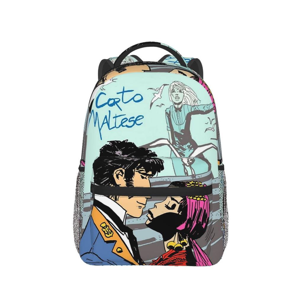 Tom Holland Same Style I Survived My Trip To NYC Vitruvian Pizza Rucksack Learner Boys Girls Backpack School Tote  Sling Bags