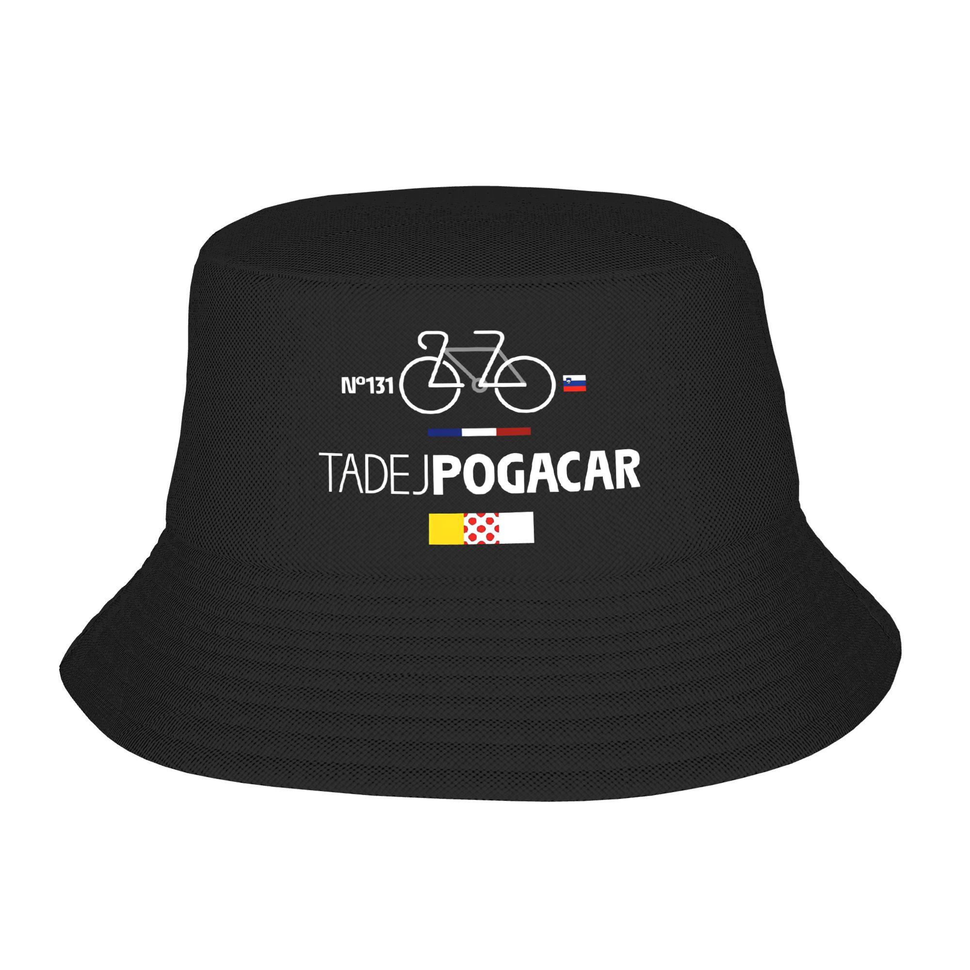 Унисекс Шляпа-ведро TADEJ POGACAR для Велосипедного Заезда Личностная Рыбацкая Шляпа Летняя Модная Рыболовная Кепка Уличная Одежда Индивидуальная Шляпа от Солнца One Size