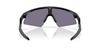 Oakley Sunglasses RESISTOR SWEEP POLISHED BLACK PRIZM GREY YOUTH SUN 0OJ9015 90150428 Polarized [Oakley] (Polished Black/Grey)