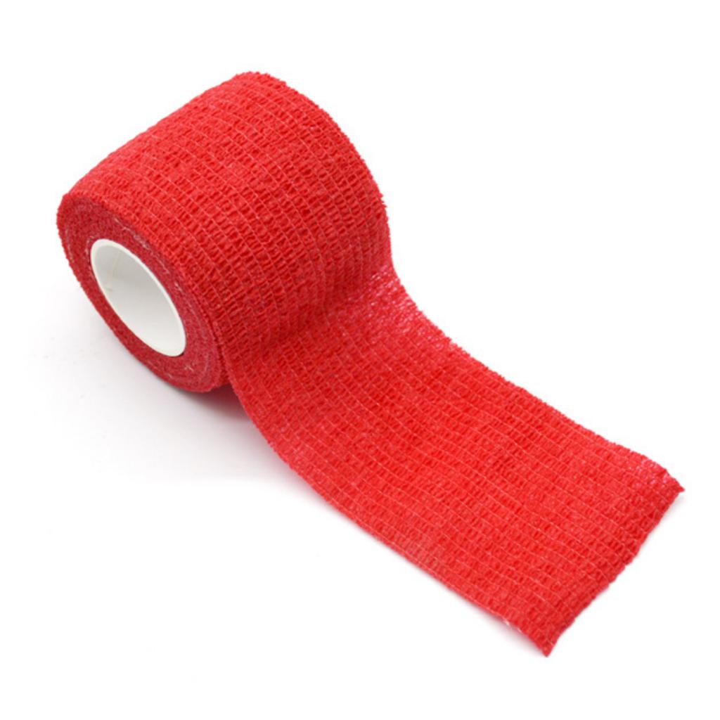 Färgglad Sport Självhäftande Elastiskt Bandage Wrap Tejp Knä Finger Ankel Handflata Skulderstöd