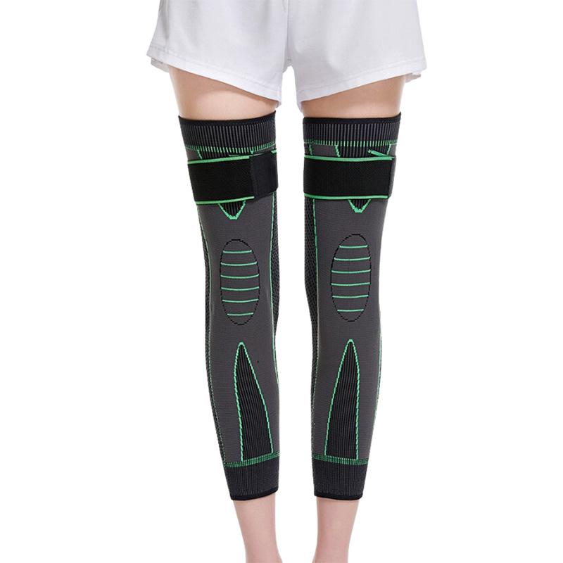 Genouillères de Compression Sportives avec Sangles en Nylon et Armoise