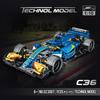 Non-Toxic Technical Racing Car Construction Set Moc Building Block Diy Tabletop Decorations Collection Model Car Kit Kids Adult 1135Pcs
