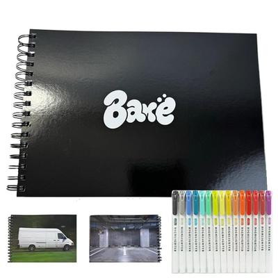 S 180 Realistickými Městskými Scénami Nahý Graffiti Skicák Poznámkový Blok Pro Jakéhokoli Graffiti Umělce a Začátečníky