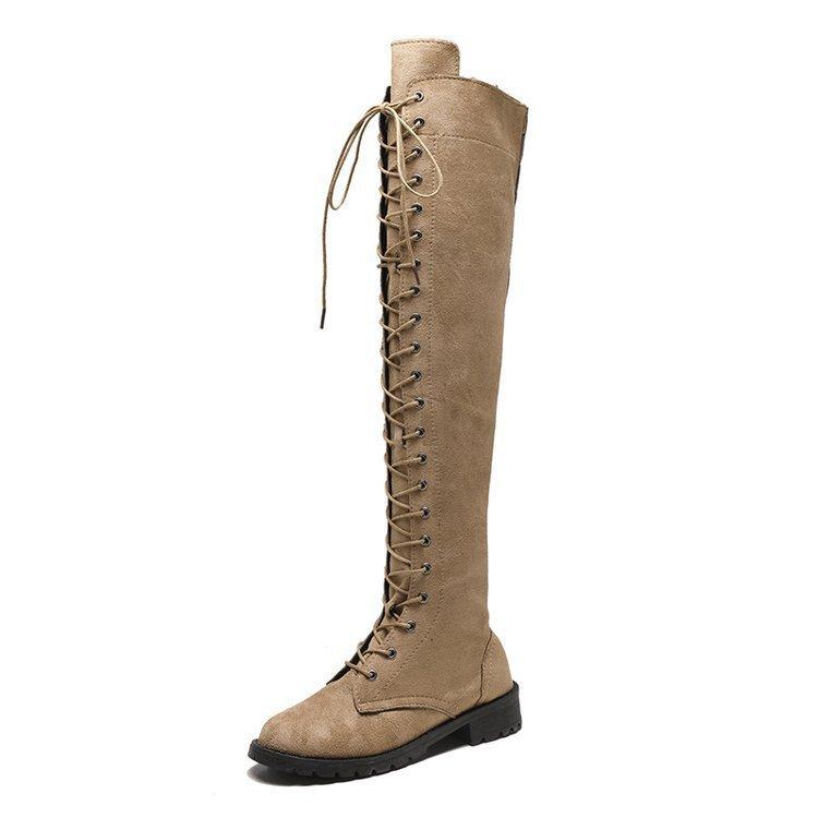 New Sexy Women's High Boots Over The Knee Boots Womens Plus Size Boots Shoes for Women Motorcycle Boots Winter Boots Punk Shoes