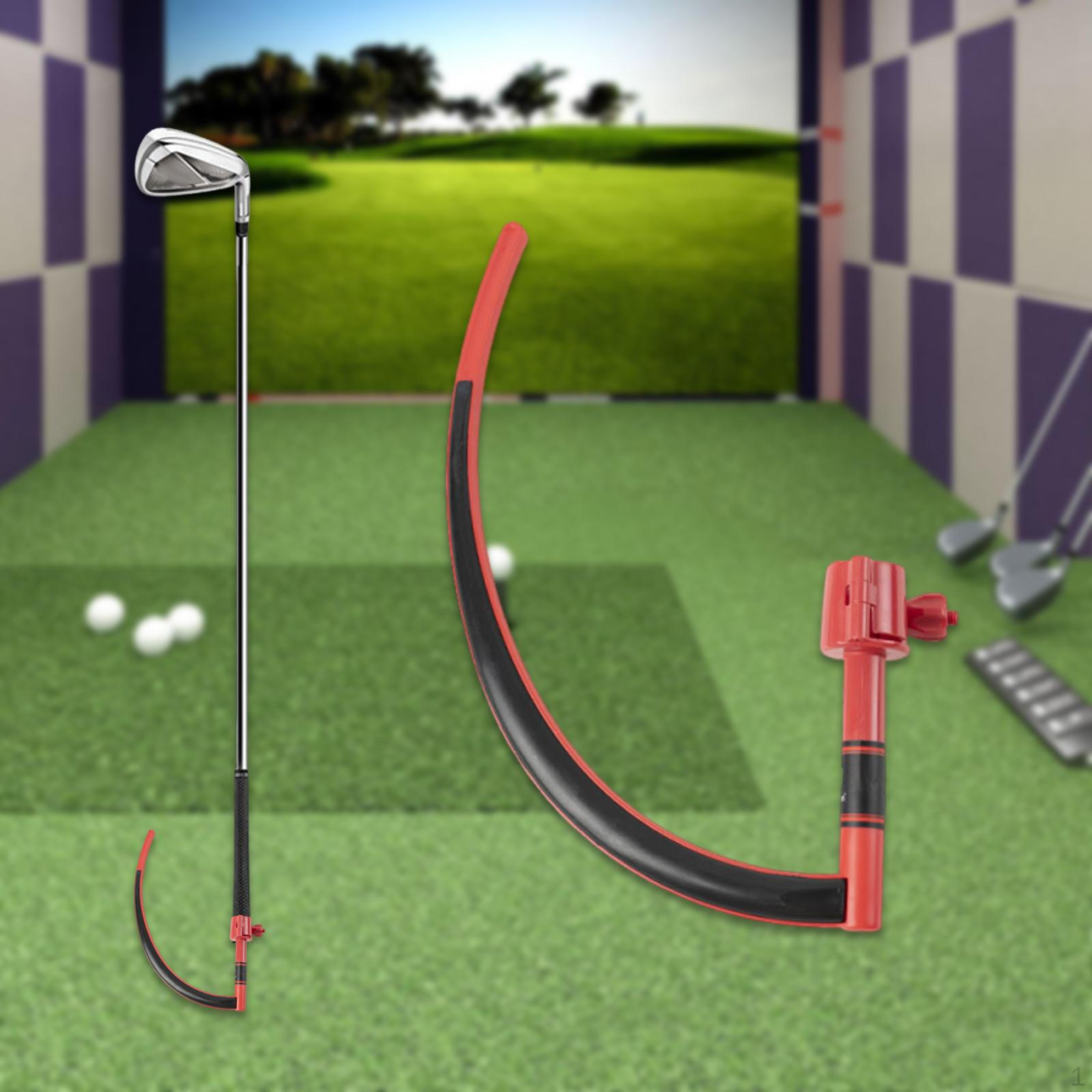 

Golf Swing Tool Exercise Assistance Practice Device Posture Correct красный