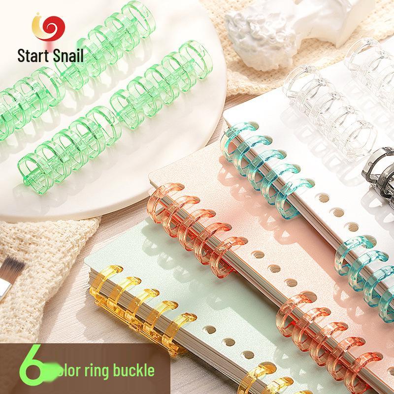 5-Hole A4 DIY Loose-Leaf Binder with Removable Rings & Punch Tool