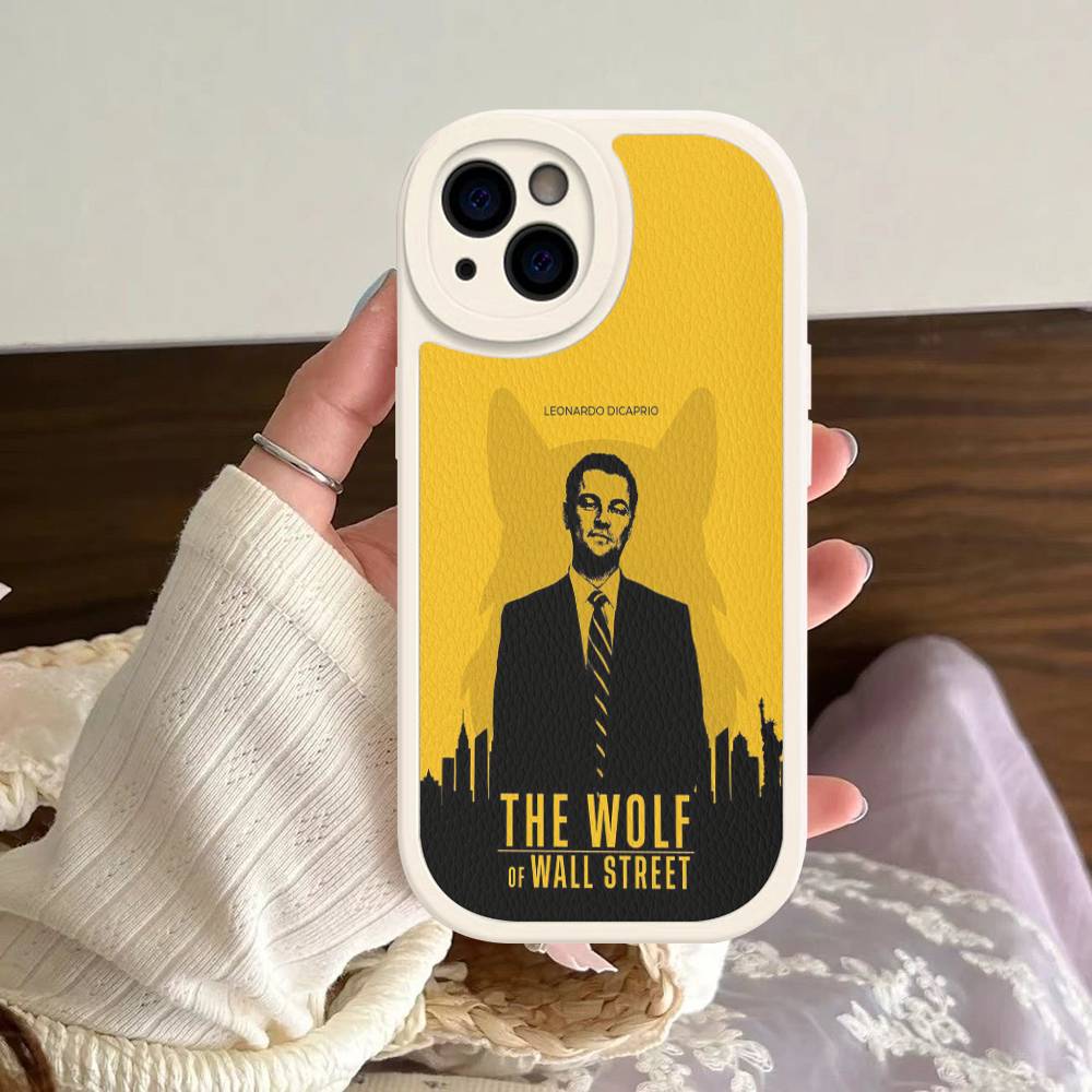 

TV The W-Wolf Of W-Wall S-Street Phone Case For IPhone 16 15 14 13 12 11 Pro Max Plus 16E Soft Leather Cover iPhone 15pro max