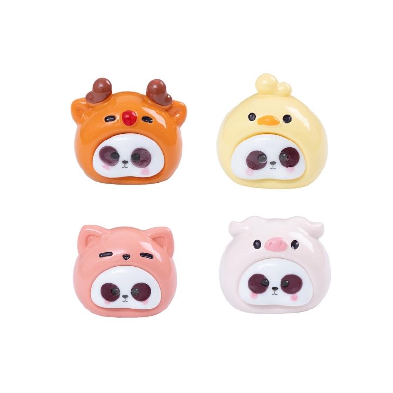 

Pandas Figurines Mini Pandas Decors Waterproof Toy Playsets Miniature Doll Garden Figurines Cake Toppers Parties Favor 1