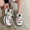 Fashion Women Summer Thick Bottom Casual Sandals Girl Student Outdoor Non-Slip Slides Footwear Walking Sneaker Fashion Tennis Mesh Shoes