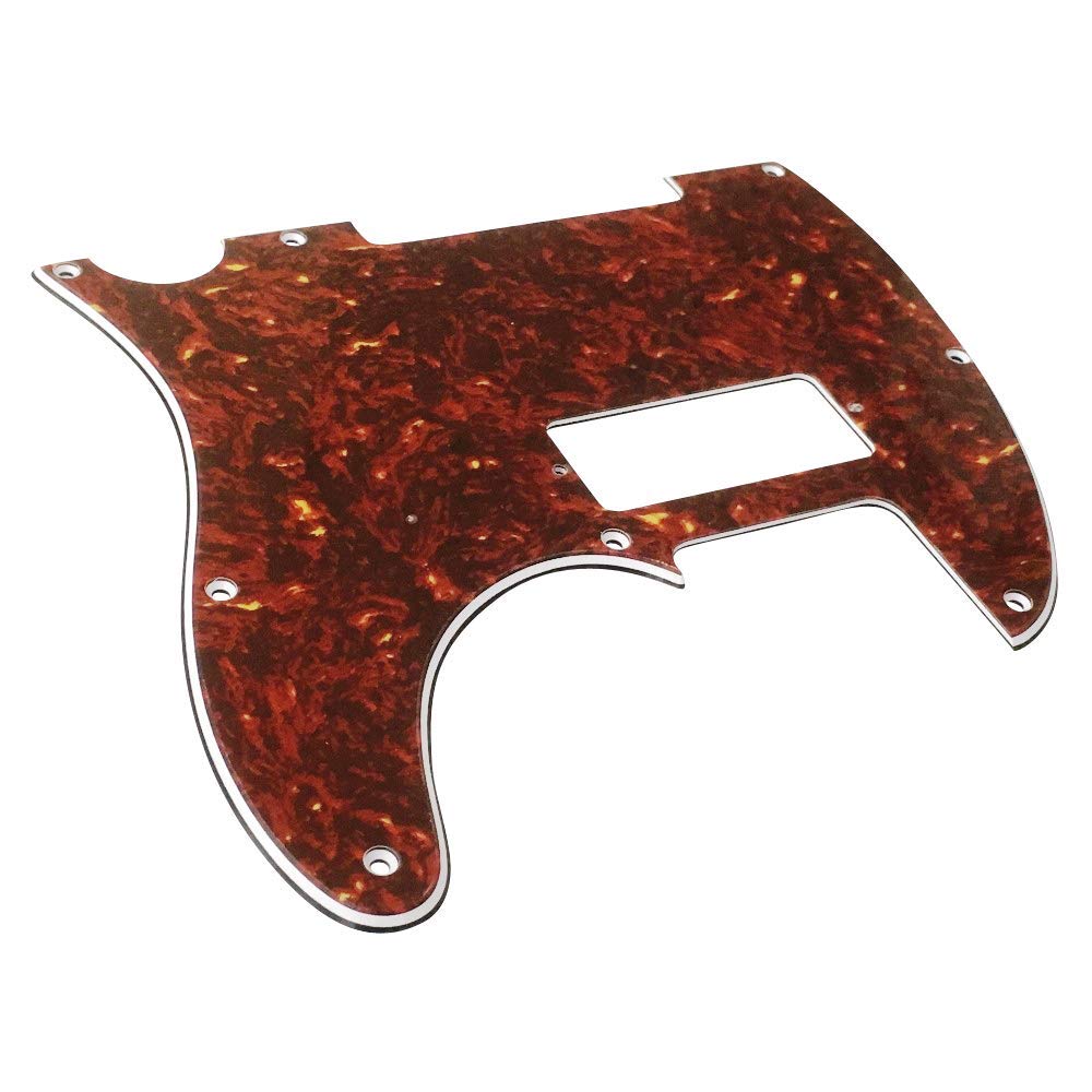 YJB PARTS Mini Humbucker PU Telecaster Made In Japan Tortoiseshell Hot-Rod(Mini-Hum) TL60's Pickguard, Inch, (Red 3P)