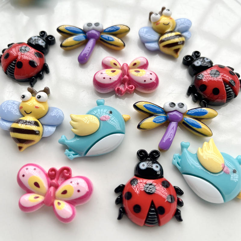 

10 шт., новый жук, бабочка, стрекоза, летающая птица, декоративная смола с плоской задней частью, заколка для волос «сделай сам», аксессуары для мобильного телефона, плоская задняя часть 5