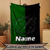 Custom Name Personalized Hannover 96 Football Print Blanket, Home Decor, Bedroom, Sofa, Camping, Couch, Gifts for Birthday Christmas