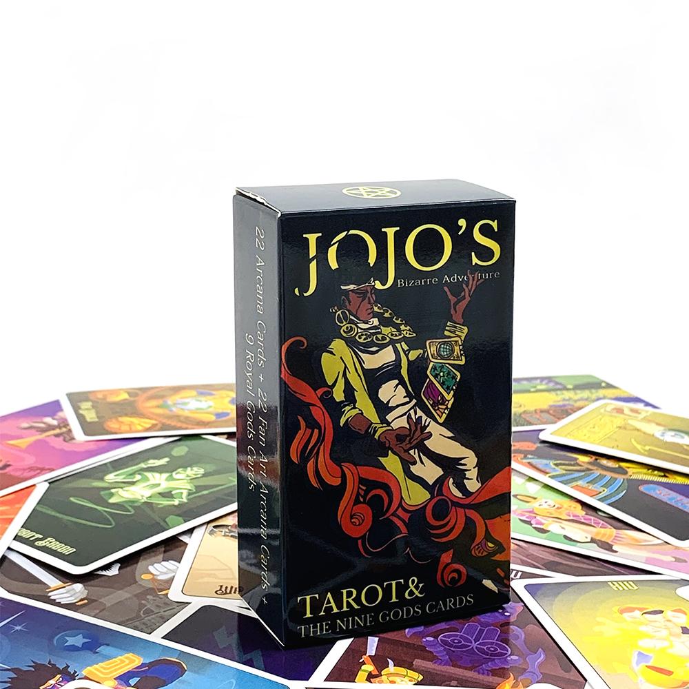 Anime JoJo's Bizarre Adventure Tarotkarten Wahrsage Deck Englische Versionen Ausgabe Orakel Brett Spiel Party Spiel