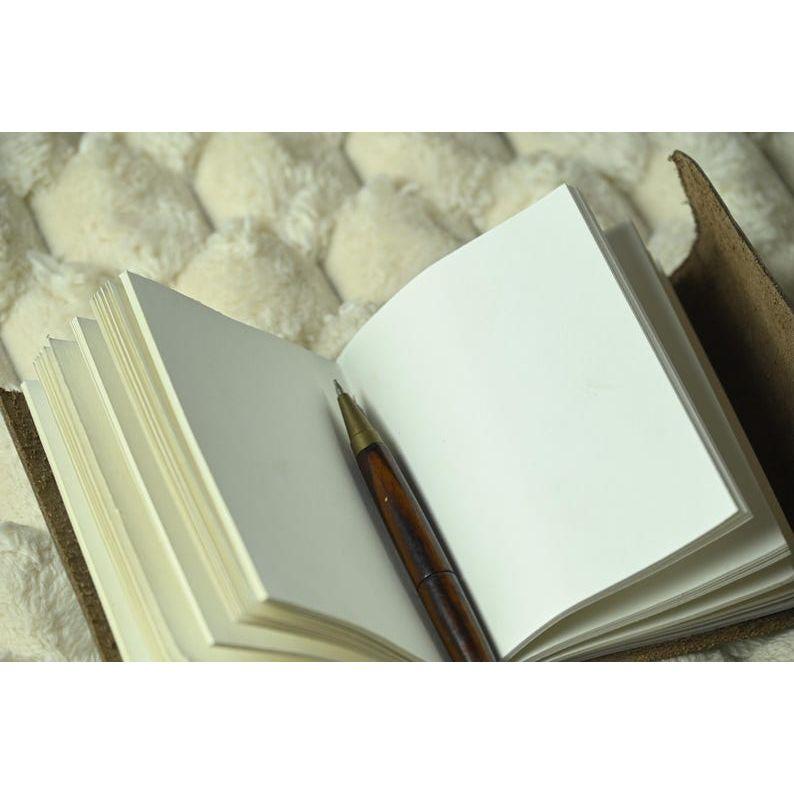 Leather Journal Set of 2 – Handmade Vintage Notebooks | Rustic Travel Journal Gift for Writers & Artists.